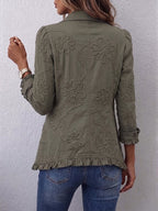Emma™ | Chaqueta vaquera con estampado de leopardo