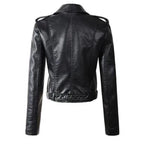 Margot™ | Chaqueta motera de piel sintética con cremallera asimétrica