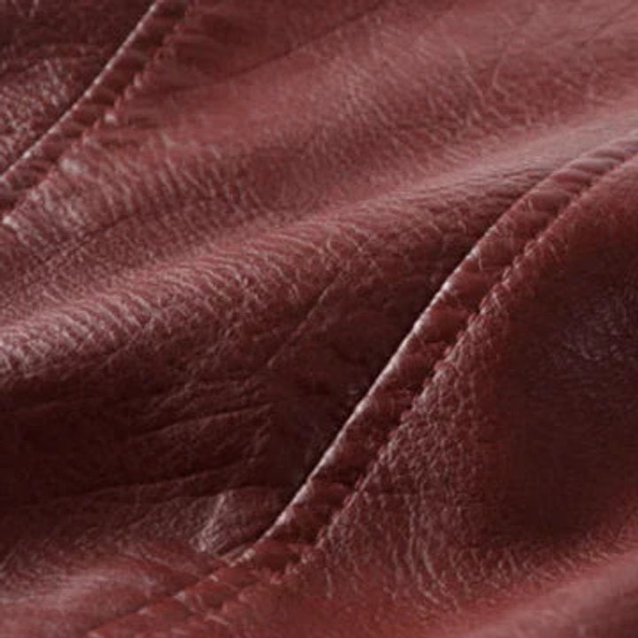 Margot™ | Chaqueta motera de piel sintética con cremallera asimétrica