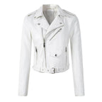 Margot™ | Chaqueta motera de piel sintética con cremallera asimétrica