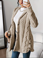 Lucy™ | Chaqueta polar oversize con capucha y botones