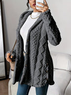 Lucy™ | Chaqueta polar oversize con capucha y botones