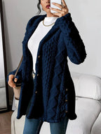 Lucy™ | Chaqueta polar oversize con capucha y botones