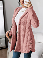 Lucy™ | Chaqueta polar oversize con capucha y botones