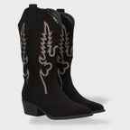 Melody™ | Botas camperas altas de ante con bordado western