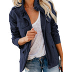 Joanna™ | Chaqueta militar utilitaria con múltiples bolsillos