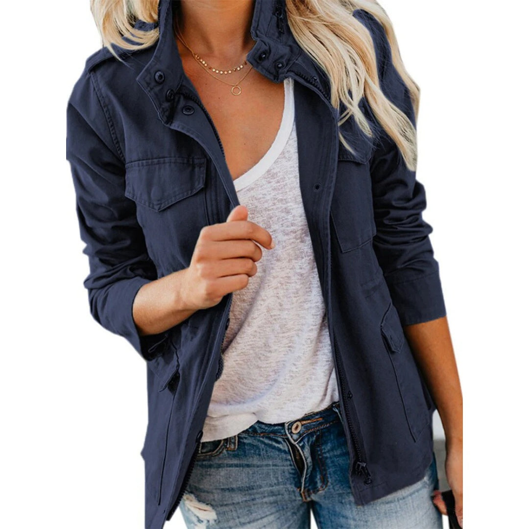 Joanna™ | Chaqueta militar utilitaria con múltiples bolsillos