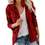 Joanna™ | Chaqueta militar utilitaria con múltiples bolsillos