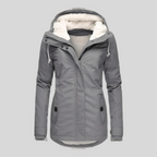 Annabelle™ | Parka impermeable con capucha y forro sherpa