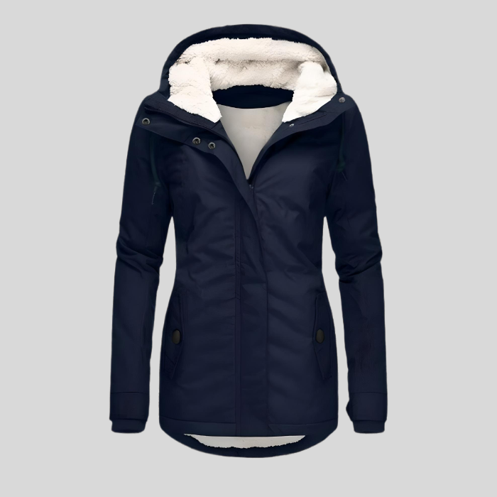 Annabelle™ | Parka impermeable con capucha y forro sherpa