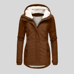 Annabelle™ | Parka impermeable con capucha y forro sherpa
