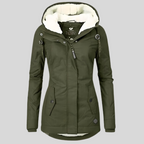 Annabelle™ | Parka impermeable con capucha y forro sherpa