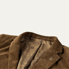 Jesse™ | Blazer de pana entallado con forro estampado