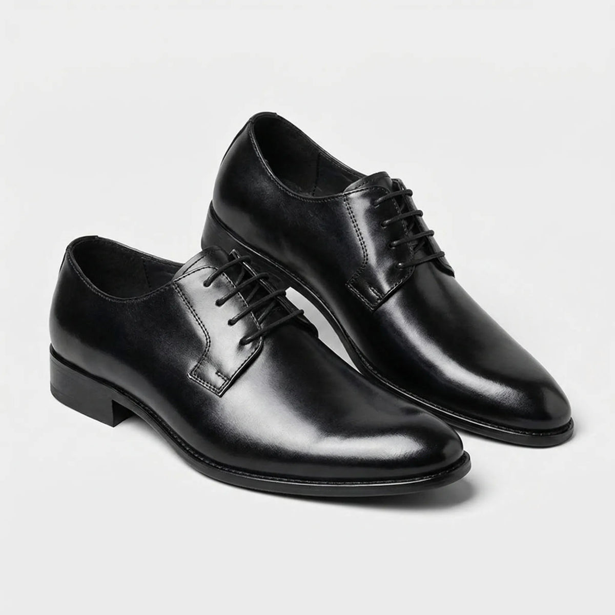 Xavier™ | Zapatos blucher de piel con cordones y punta redonda