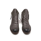 Caleb™ | Botines Chelsea de piel con cremallera lateral