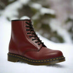 Silas™ | Botas militares de piel con cordones y suela robusta