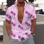 Benjamin™ | Camisa hawaiana de manga corta estampada