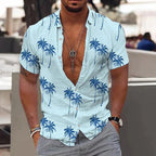 Benjamin™ | Camisa hawaiana de manga corta estampada