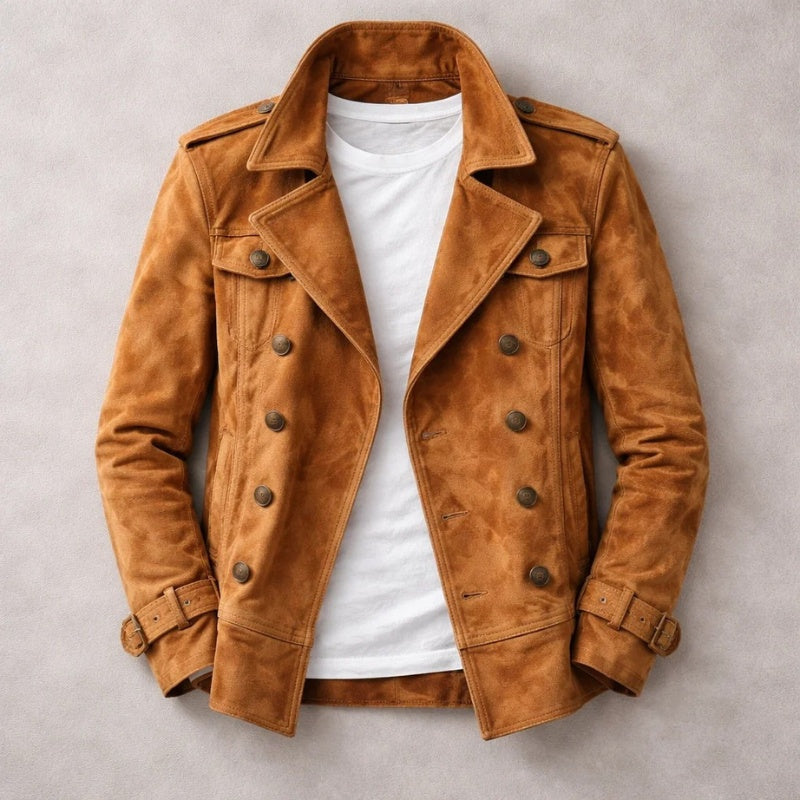 Wade™ | Chaqueta Harrington de ante cruzada