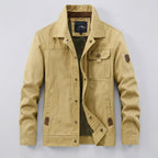 Lucas™ | Chaqueta militar de algodón con múltiples bolsillos