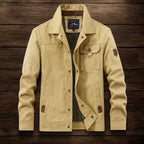 Lucas™ | Chaqueta militar de algodón con múltiples bolsillos