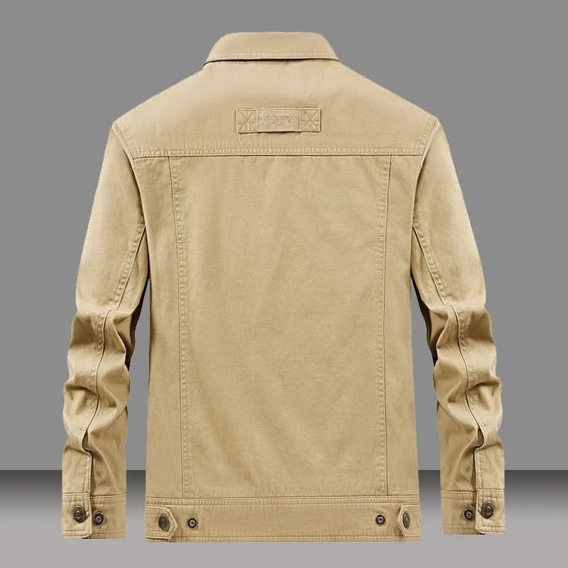 Lucas™ | Chaqueta militar de algodón con múltiples bolsillos