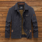 Lucas™ | Chaqueta militar de algodón con múltiples bolsillos