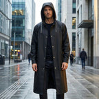 Vincent™ | Chubasquero largo impermeable con capucha