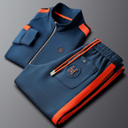 Gabriel™ | Chándal con cremallera y franjas en contraste