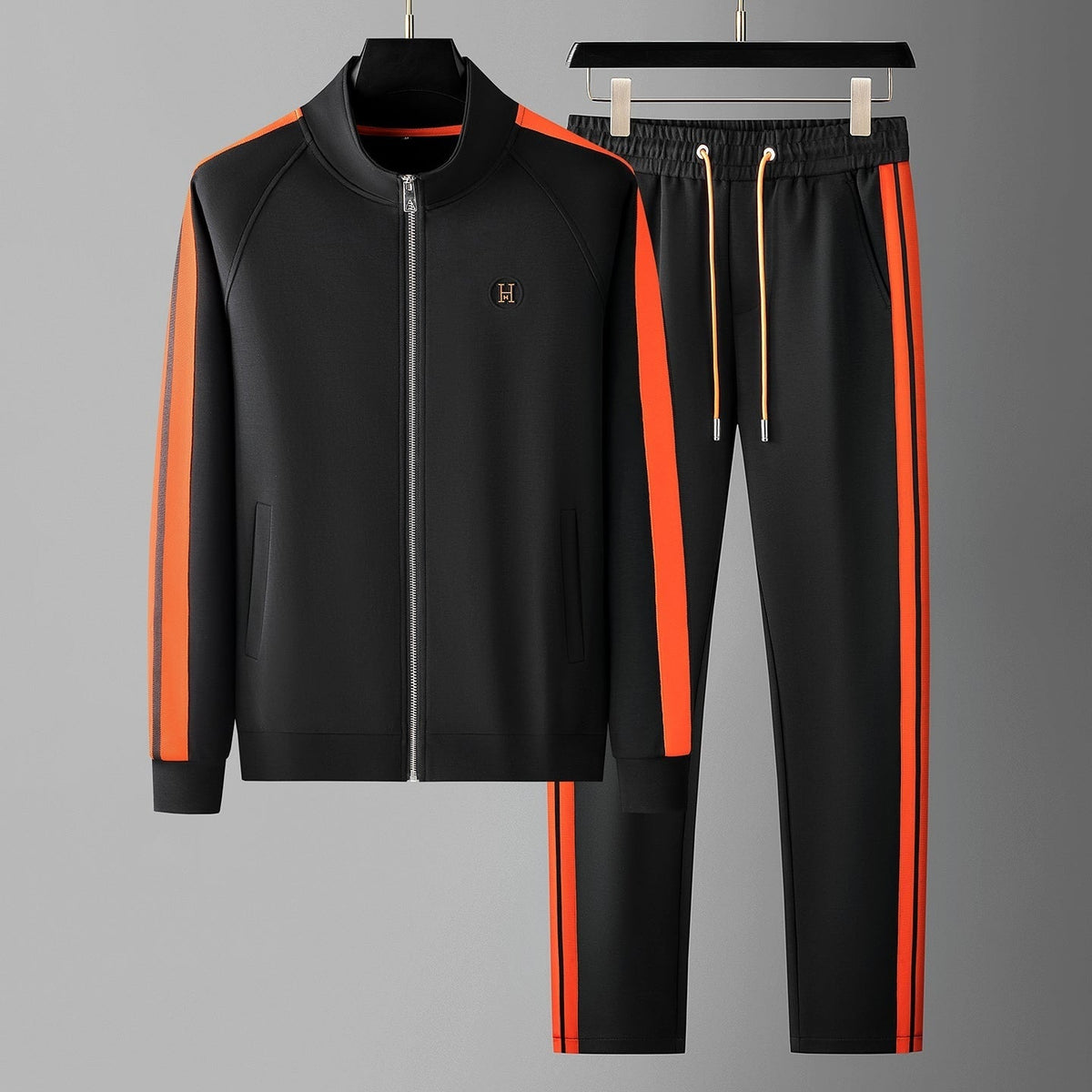 Gabriel™ | Chándal con cremallera y franjas en contraste