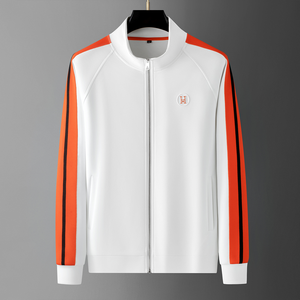 Gabriel™ | Chándal con cremallera y franjas en contraste