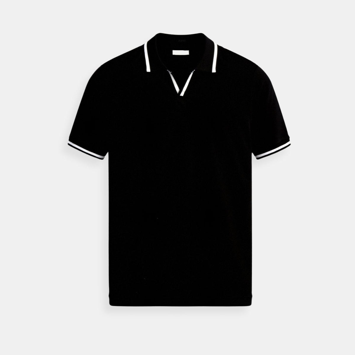 Wade™ | Polo de punto de manga corta con cuello abierto
