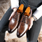 Frank™ | Zapatos derby de piel con cordones