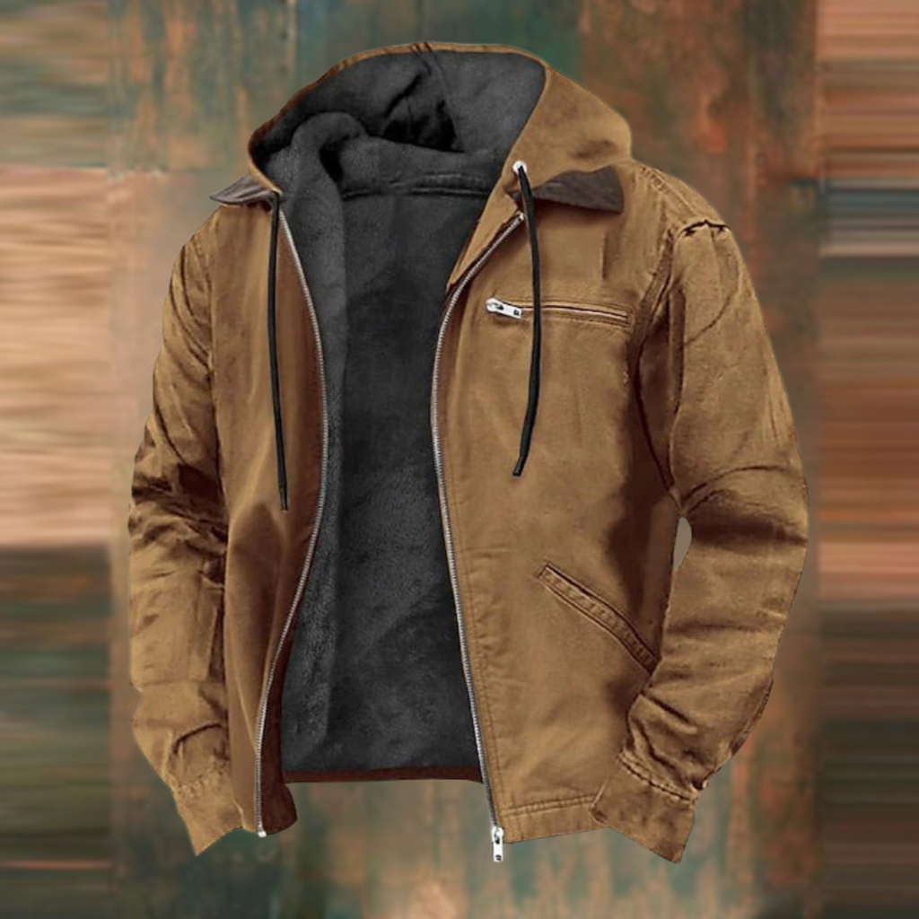 Tucker™ | Cazadora de invierno con capucha y forro de borreguito