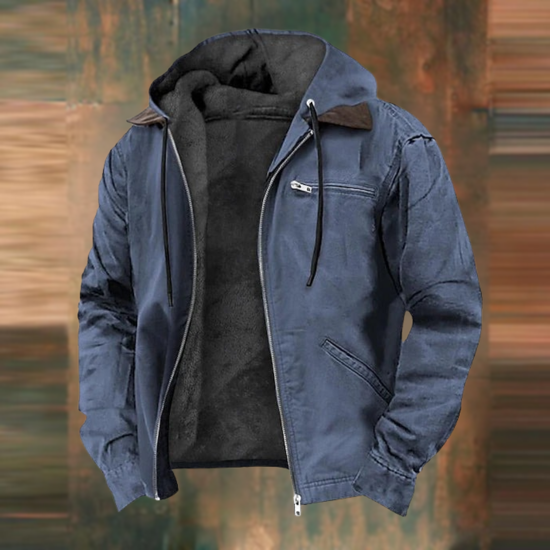 Tucker™ | Cazadora de invierno con capucha y forro de borreguito