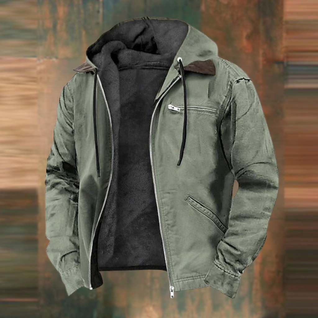 Tucker™ | Cazadora de invierno con capucha y forro de borreguito