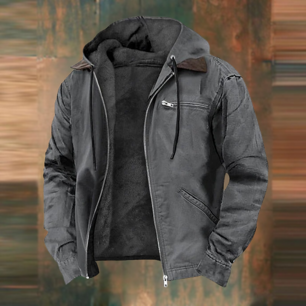 Tucker™ | Cazadora de invierno con capucha y forro de borreguito
