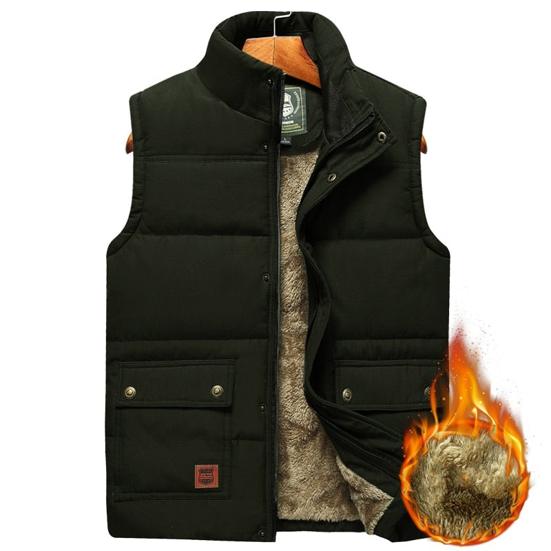 Landon™ | Chaleco acolchado térmico con forro y cuello alto