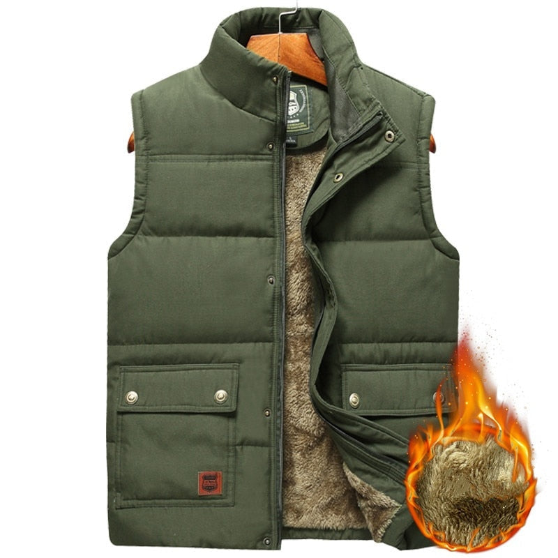 Landon™ | Chaleco acolchado térmico con forro y cuello alto