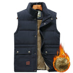 Landon™ | Chaleco acolchado térmico con forro y cuello alto