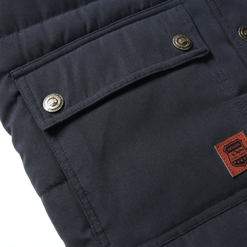 Landon™ | Chaleco acolchado térmico con forro y cuello alto