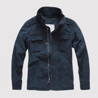 Raymond™ | Chaqueta militar de algodón con bolsillos