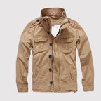 Raymond™ | Chaqueta militar de algodón con bolsillos