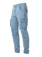 Joshua™ | Vaqueros cargo slim con bolsillos laterales