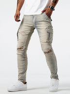 Joshua™ | Vaqueros cargo slim con bolsillos laterales