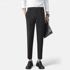 Lucas™ | Pantalón de vestir tobillero slim con pinzas