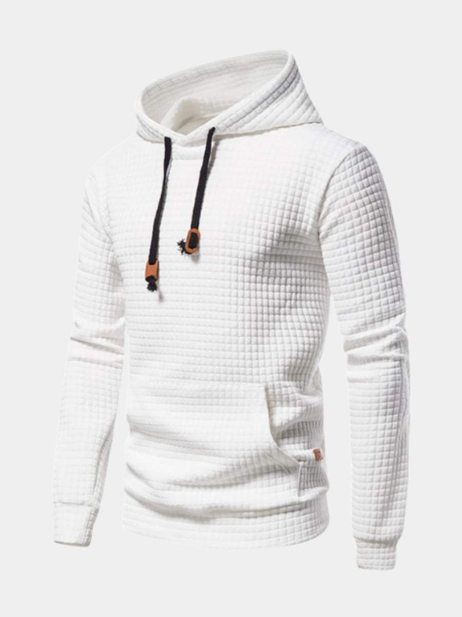 Dean™ | Sudadera con capucha de textura de cuadros