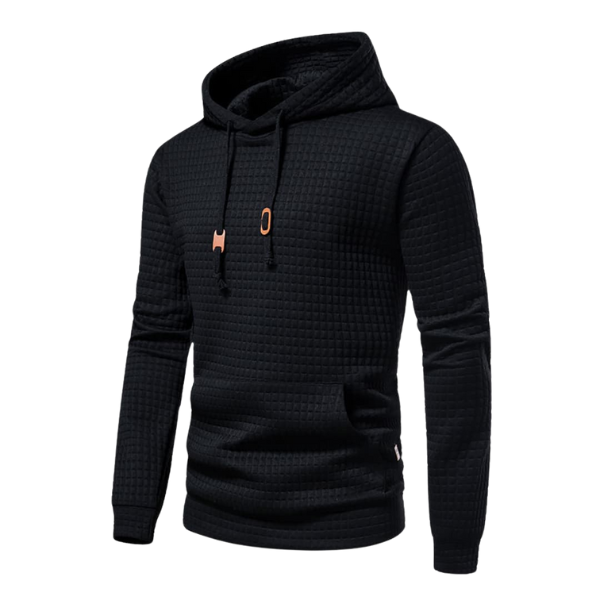 Dean™ | Sudadera con capucha de textura de cuadros