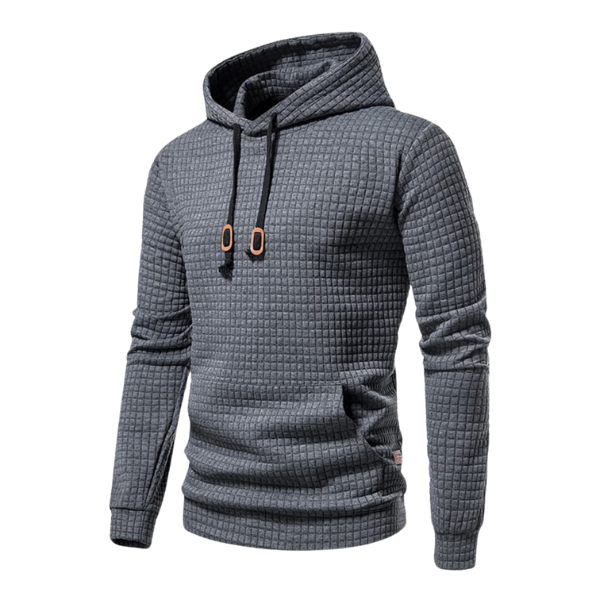 Dean™ | Sudadera con capucha de textura de cuadros