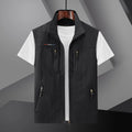 Garrett™ | Chaleco multibolsillos con cremallera y cuello alto